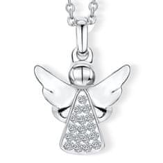 Nádherný náhrdelník s andělíčkem 30351.CRY.R
