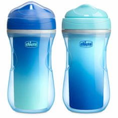 Chicco Sippy Cup Boy Termo sklenička pro děti, 266ml, modrý, 266ml