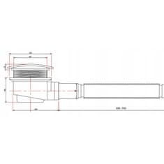 BPS-koupelny Pětiúhelníkový sprchový kout HYD-PK10A 80x80 černá/transparent + vanička HYD-PSV-ST08A černá