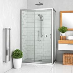 BPS-koupelny Čtvercový nebo obdélníkový sprchový kout LLD2+LLB ROT-2745101422