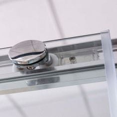 BPS-koupelny Posuvné sprchové dveře LYG2L_LYG2R pro instalaci do niky, stříbrná