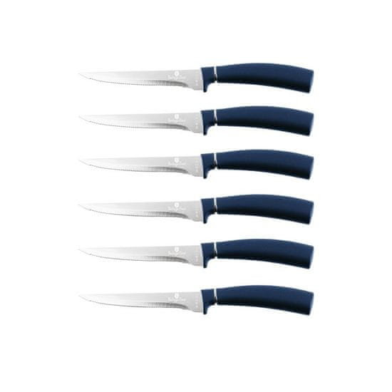 Berlingerhaus Sada steakových nožů 6 ks Aquamarine Metallic Line