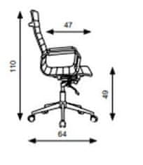 ALBA CR Designové kancelářské křeslo Arianna