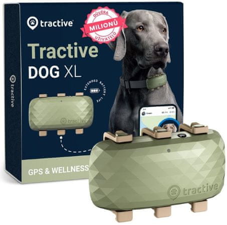 Tractive GPS DOG XL GPS tracker pro psy psí gps gps pro velká plemena psů obojek pro psy kontrola pohybu sledování aktivity sledování v reálném čase doprovodná aplikace virtuální ploty nepřetržité sledování polohy bezpečnostní obojem odolná gps pro psy historie polohy skore kondice monitoring aktivity monitoring spánku dlouhá výdrž baterie odolný gps tracker