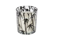 Indecor Svíčka ve skle s vůní bambus 9x9x10 cm X11131