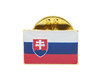 Vlajky.EU Odznáček Slovenska - 1,5 x 1 cm