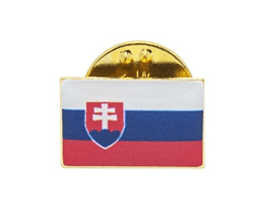 Vlajky.EU Odznáček Slovenska - 1,5 x 1 cm