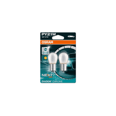 Osram blistr 12V 21W BAU15s DIADEM CHROME 2ks (PY21W)