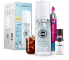 SodaStream TERRA White Pepsi Zero Mpack