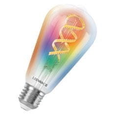 Osram LEDVANCE SMART plus MATTER RGB Filament Edison 40 4.8W 827-865 Multicolor E27 4099854195006