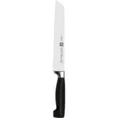 Zwilling Čtyřhvězdičkové 7 šedé kuchyňské nože EL kované v samoostřícím bloku s nůžkami