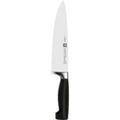 Zwilling Čtyřhvězdičkový 7 EL bílé kuchyňské nože kované v samoostřícím bloku s nůžkami