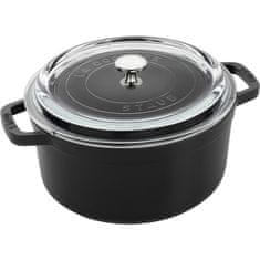 Staub Staub kulatý litinový hrnec se skleněnou poklicí 3,8l 405083760