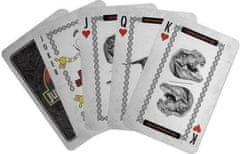 CurePink Hrací karty Jurassic Park|Jurský park: 55 karet (6 x 9 x 2 cm)