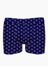 John Frank Pánské boxerky JFBUCWB600 Mini bears, Blu, L