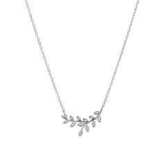 Stříbrný náhrdelník se zirkony Větvička AJNA0017