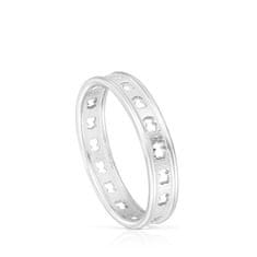 Tous Slušivý stříbrný prsten s medvídky 100371431 (Obvod 50 mm)