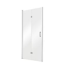 BPS-koupelny Jednokřídlé sprchové dveře EXO-H 80x190 (90x190, 100x190) pro instalaci do niky