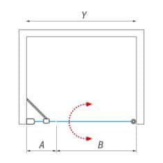 BPS-koupelny Univerzální boční panel TBD pro instalaci dveří do niky ROT-1995027852