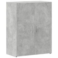 Vidaxl Kartotéka betonově šedá 60 x 32 x 77,5 cm kompozitní dřevo