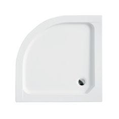 BPS-koupelny Čtvrtkruhová akrylátová sprchová vanička ALEX HR 70x70 (80x80, 90x90) IP