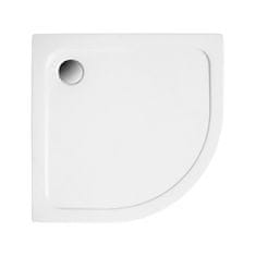 BPS-koupelny Čtvrtkruhová akrylátová sprchová vanička Standard 80x80 (90x90)