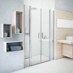 BPS-koupelny Dvoukřídlé sprchové dveře TDN2 pro instalaci do niky