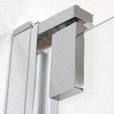 BPS-koupelny Jednokřídlé sprchové dveře HI PI2 se setem profilů HI SET pro instalaci do niky