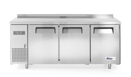 Hendi Třídveřový chladicí stůl s postranními jednotkami, Arktic, Kitchen Line, 291L, 230V/270W, 1800x600x(H)886mm - 233382