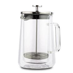 NAVA Dvoustěnný skleněný french press - 600ml