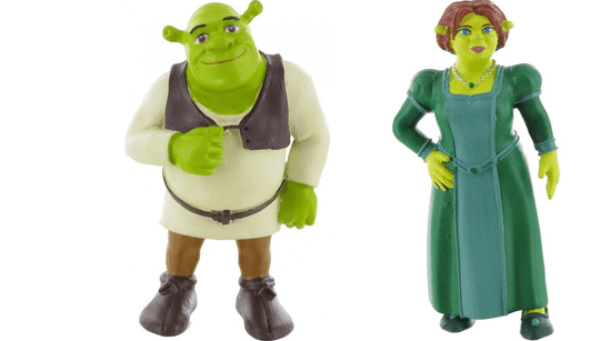 Comansi Sada 2 kusů figurek - Shrek a Fiona.