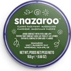 Snazaroo Barva na obličej Tmavě zelená (Dark Green) 18ml