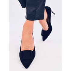 Lodičky Stiletto Black velikost 40