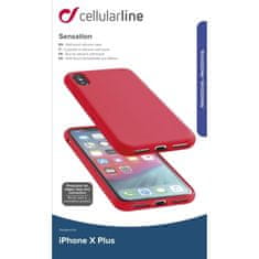 CellularLine Sensation kryt iPhone Xs Max Červená