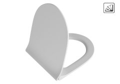 Vitra SENTO/SHIFT WC sedátko SLIM soft close RN030S - Vitra