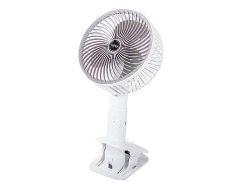 Verk 27027 Bezdrátový skládací ventilátor s klipem bílý