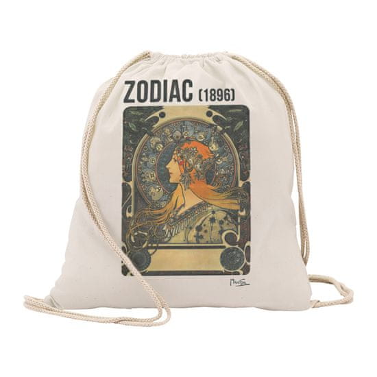 Grooters Plátěný sáček Alfons Mucha – Zodiak