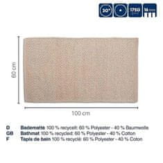 Kela Koupelnová předložka KL-24726 Miu směs bavlna/polyester zakalená růžová 100,0x60,0x1,0cm
