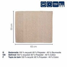 Kela Koupelnová předložka KL-24724 Miu směs bavlna/polyester zakalená růžová 65,0x55,0x1,0cm