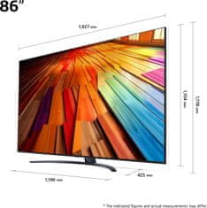 LG 86UT81006LA - 217cm