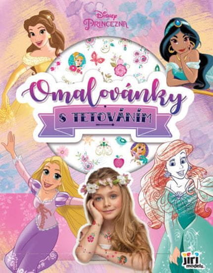 Jiri Models Omalovánka s tetováním Disney Princezny