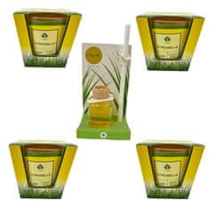 Arôme Set Citronella, svíčky a difuzér 50 ml