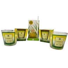 Arôme Set Citronella, svíčky a difuzér 50 ml