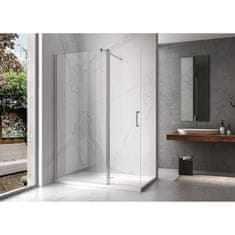 BPS-koupelny Sprchová zástěna se sklopnými dveřmi HYD-WI15 90+50 (sklopné dveře) chrom/transparent