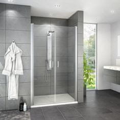 BPS-koupelny Dvoukřídlé sprchové dveře LYP2 pro instalaci do niky, brillant