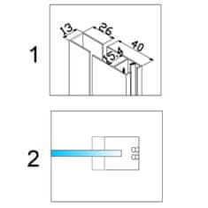 BPS-koupelny Posuvné sprchové dveře HYD-PD03D 120 zlaté/transparent pro instalaci do niky