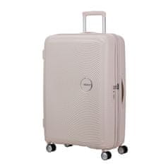 American Tourister Cestovní kufr Soundbox 77cm Beach Shimmer Béžový rozšiřitelný