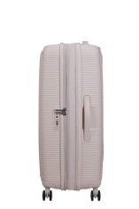 American Tourister Cestovní kufr Soundbox 77cm Beach Shimmer Béžový rozšiřitelný