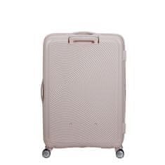 American Tourister Cestovní kufr Soundbox 77cm Beach Shimmer Béžový rozšiřitelný