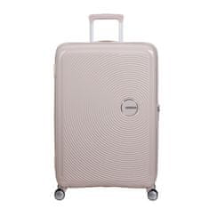 American Tourister Cestovní kufr Soundbox 77cm Beach Shimmer Béžový rozšiřitelný